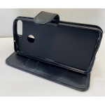 Book Case with Strap Black For Huawei P smart 2018 FIG-LX1 Slim Fit Look